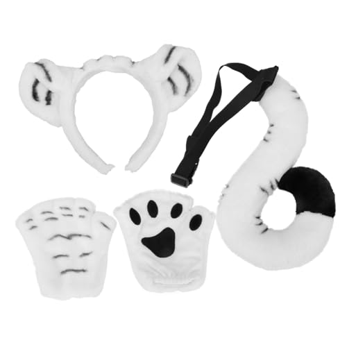 ibasenice Tiger Kostüm mit Stirnband Tigerohren und Cosplay Tier Requisite für Karneval Fasching Party Zubehör für Mädchen und Jungen als Fotoaccessoire und ibasenice Tiger Kostüm mit Stirnband Tigerohren und Cosplay Tier Requisite für Karneval Fasching Party Zubehör für Mädchen und Jungen als Fotoaccessoire und von ibasenice