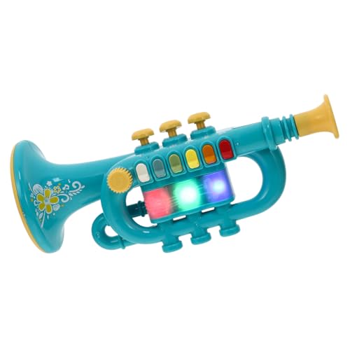 ibasenice Trompete Leichtes Einstellbares Lautstärke Musikinstrument Pädagogisches Lernspielzeug für Jungen und Mädchen Geschenk zu Geburtstag und Weihnachten Hellblau ibasenice Trompete Leichtes Einstellbares Lautstärke Musikinstrument Pädagogisches Lernspielzeug für Jungen und Mädchen Geschenk zu Geburtstag und Weihnachten Hellblau von ibasenice
