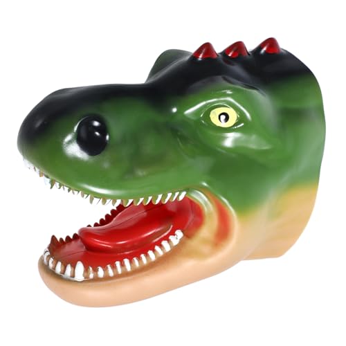 ibasenice Tyrannosaurus Rex Handpuppe Puppen Für Kleinkinder Handpuppe Für Kinder Nützliche Handpuppe Kinderspielzeug Handpuppen Für Puppenspielzeug Interaktives Spielzeug Gummi Green von ibasenice