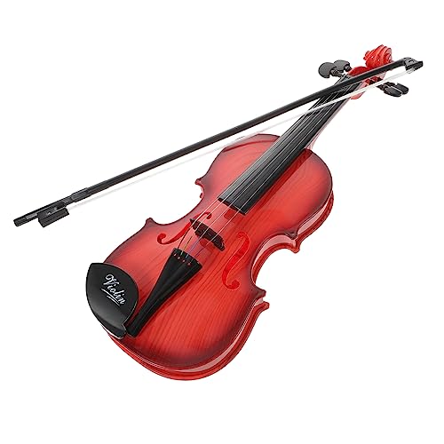 ibasenice Violine Musikinstrument Für Anfänger Violine Lernspielzeug Retro Design Perfekt Für Kleine Musiker Geigen Für von ibasenice