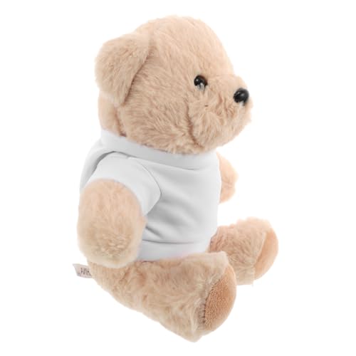 ibasenice Weicher Kleiner Plüschbär mit Leerem T Shirt für DIY Sublimation Kuscheliges Stofftier für Junge Mädchen Geburtstags Partydekoration und Sammler ibasenice Weicher Kleiner Plüschbär mit Leerem T Shirt für DIY Sublimation Kuscheliges Stofftier für Junge Mädchen Geburtstags Partydekoration und Sammler von ibasenice