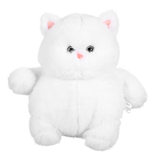 ibasenice Weiches Kuscheliges Weißes Katzen Plüschtier Chubby Design Hautfreundlich Kuscheltier und Dekoratives für Kleinkinder und Kinderzimmer ibasenice Weiches Kuscheliges Weißes Katzen Plüschtier Chubby Design Hautfreundlich Kuscheltier und Dekoratives für Kleinkinder und Kinderzimmer von ibasenice