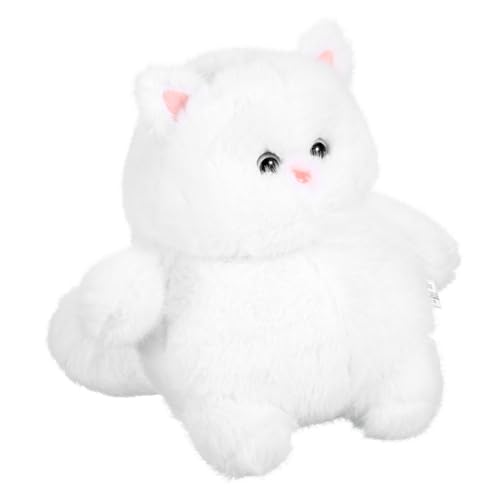 ibasenice Weiches Kuscheltier Katze Plüsch Flauschiges Weißes Katzen Stofftier Chubby Kätzchen und Katzenliebhaber Niedliches Wohnaccessoire ibasenice Weiches Kuscheltier Katze Plüsch Flauschiges Weißes Katzen Stofftier Chubby Kätzchen und Katzenliebhaber Niedliches Wohnaccessoire von ibasenice