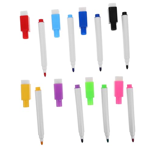 ibasenice Whiteboard-Stift Mini-trockenlöscher Magnetischer Whiteboard-Marker Nass Abwischbarer Boardmarker Magnetischer Kreidestift Für Den Kühlschrank Kühlschrank-pinnwand-Marker Plastik von ibasenice