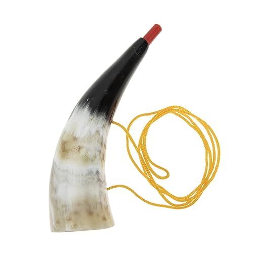 ibasenice Wikinger Stierhorn Jubelndes Horn Requisite Wikinger Bläst Horn Spiel Jubelnde Spielzeuge Geräuschlose Reifenplatzer Party Krachmacher Jubelnde Trompeten von ibasenice