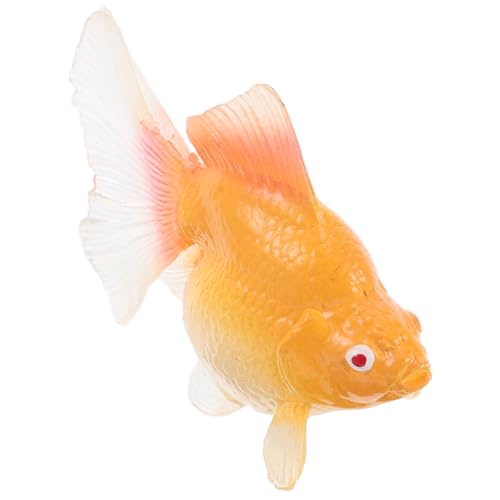 ibasenice Zierfischspielzeug Weihnachtsstrohhalme Aus Kunststoff Betta-fischzubehör Weihnachtsspielzeug Masse Aquarienpflanzen Aus Seide Für Betta-Fische Tütenfüller Mini-Gitarre Golden PVC von ibasenice