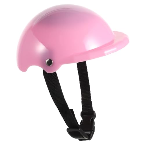 ibasenice Zubehör Für Puppenhelme Puppen-verkleidungs-Requisite Sporthelm Für 18-Zoll-Puppe Puppengroßer Helm Puppengroßer Fahrradhelm Helm Für 18" Puppen Puppenfahrradhelm Rosa Plastik von ibasenice