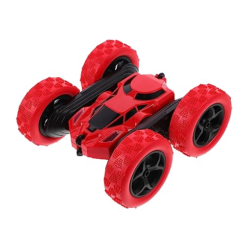 ibasenice doppelseitiges Stuntauto gummireifen Stunt car Offroad Auto Spielzeug doppelseitiges RC-Stuntauto RC-Stunt-Auto erkennen Offroad-Spielzeug Stunt-Auto-Spielzeug Plastik rot von ibasenice