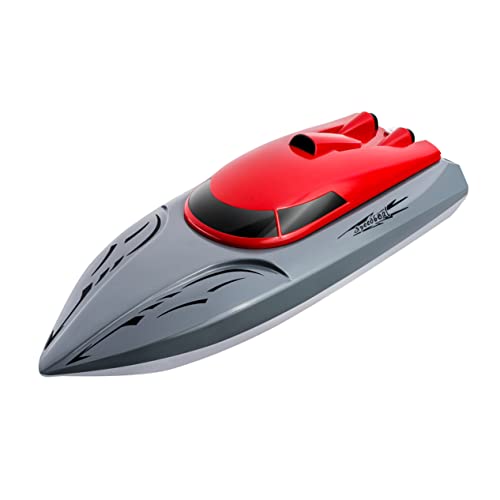 ibasenice ferngesteuertes Boot amphibisch Ebene Jet Sender Auto kinderboot Boot Water Toy Remote Control Toy ferngesteuerte Boote RC-Rennboot Miniboot Boot für Pools Abs rot von ibasenice