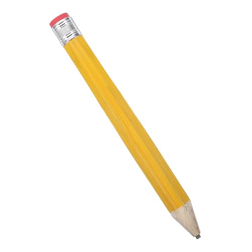 ibasenice großer Holzbleistift Cartoon-Bleistifte riesige Bleistifte neuartiger Bleistift lustige tatsächl holzbleistifte Bürste große Summe Geschenk Student Schreibwaren PVC-Folie von ibasenice