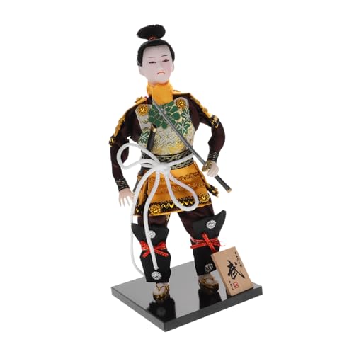 ibasenice heim japanische Kriegerpuppe traditionelle japanische Puppe Meerjungfrau seidenbettwäsche Dekoration Schlafzimmer japanische Festdekoration Desktop- -Ornament Gips von ibasenice