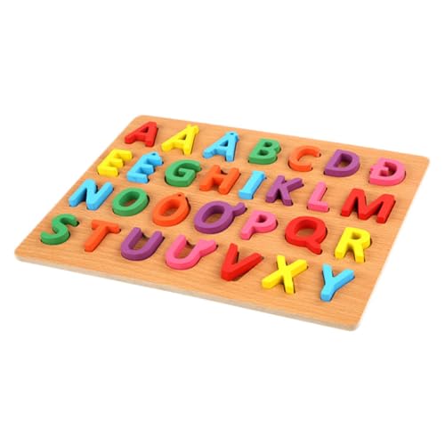 ibasenice pädagogisches kinderspielzeug für Toys for Woody Puzzle Buchstaben Lernspielzeug hühner lustige Blöcke Bambus von ibasenice