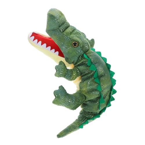 ibasenice tierische Marionette Puppen kinderpuppe Hand Puppet krokottilie crog Krokodil-Handpuppe Plüsch Handpuppe tierische Plüsch-Handpuppe Tierpuppe PP Baumwolle von ibasenice