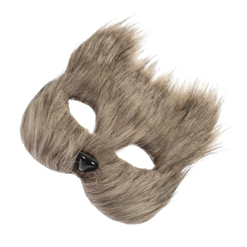 ibasenice tierische Maske Cosplay-Maske Maskenball Tiere-Masken Augenmaske anziehen Party dekorative Masken halloween deko Halloweenkostüm Kostümpartyzubehör Cosplay-Halloween-Maske Plastik von ibasenice