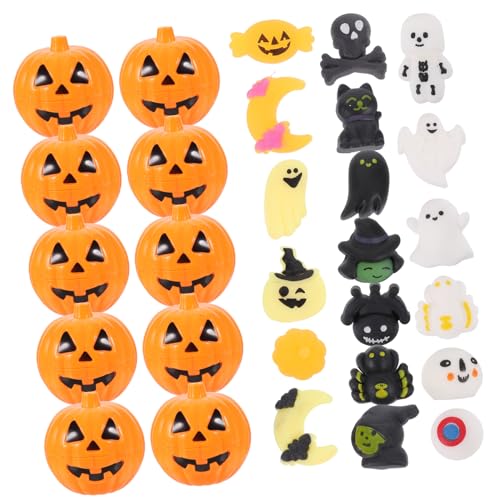 ibasenice üßes Halloween Kürbis Squeeze Set Stretchy Sensorik Spielzeuge Für Kindergeburtstag Mitgebsel Und Partys Lustige Partyspielzeuge Für Stressabbau Und Kreative Spiele von ibasenice