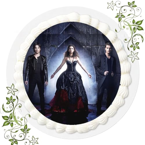 Premium Esspapier Oblate Tortenbild, Essbares Foto für Torten, Tortenaufleger Ø 20cm The Vampire Diaries Nr. 4 von ich