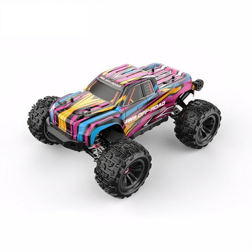 idqwsswt 5 Teile/Satz Go RC Auto Bürstenlosen High Speed 4WD Fernbedienung MJX Truck Hyper Alle Terrains RC Truck Scale bürstenlosen RC Auto, Rot@Blau von idqwsswt