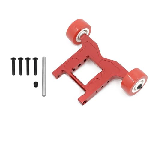 ieron Set di Barre Con impennata in lega di alluminio compatibile Con Auto RC Arrma 1/10 (Rosso) von ieron