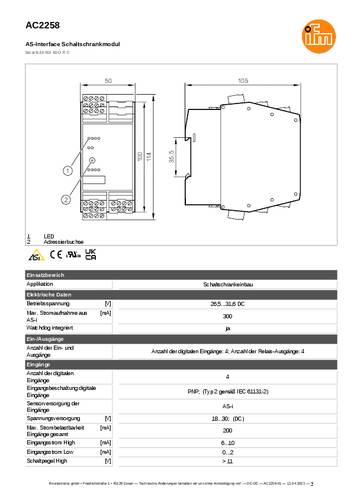 Ifm Electronic AC2258 AC2258 I/O-Modul von ifm Electronic