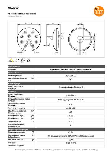 Ifm Electronic AC2910 AC2910 Eingangsmodul von ifm Electronic