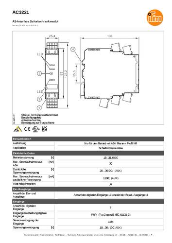 Ifm Electronic AC3221 AC3221 I/O-Modul von ifm Electronic