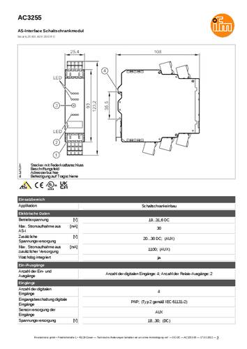 Ifm Electronic AC3255 AC3255 I/O-Modul von ifm Electronic