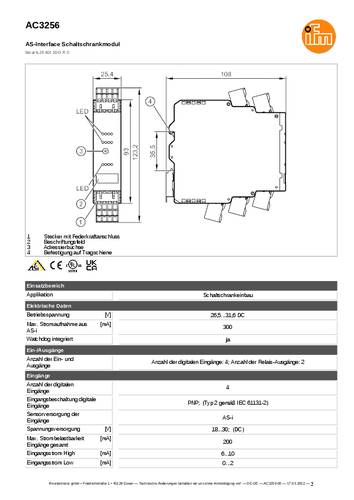 Ifm Electronic AC3256 AC3256 I/O-Modul von ifm Electronic