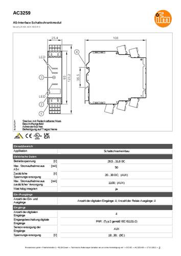 Ifm Electronic AC3259 AC3259 I/O-Modul von ifm Electronic