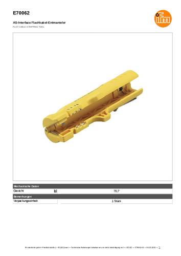 Ifm Electronic E70062 E70062 Kabelentmanteler von ifm Electronic