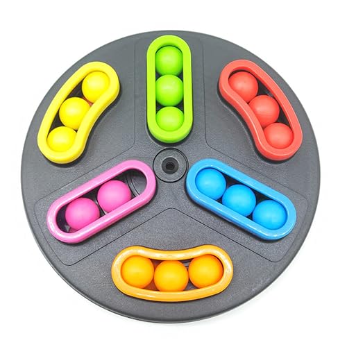 1 Schachtel Labyrinth Ball Spielzeug Tragbares Gleichgewichtsspielzeug Interaktives Babyspielzeug Lustige Babyspielzeuge Labyrinth-Ball-Puzzle Handheld-Labyrinth-ballspiele ifundom von ifundom