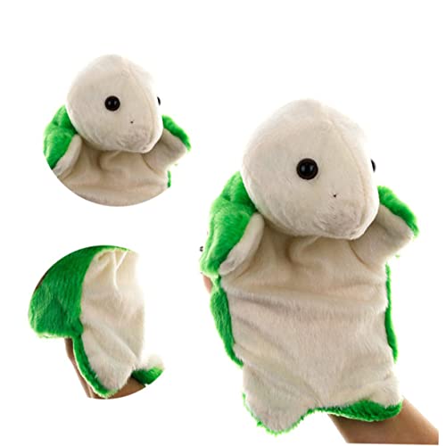 1Stk Handpuppen für Kinder interaktives Spielzeug kinderspielzeug Hand Puppet Schildkrötenpuppen Kinder+Spielzeug Geschichte erzählende Marionette Geschichte Marionetten Green ifundom von ifundom