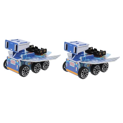 2 Sets Selbstgemachter Mars Rover Modellauto Bausatz DIY Kits Spielzeug Wissenschaftliche Experimente Projekte Raumfahrzeug Modellbau Kit Kinder Wissenschafts Kits ifundom von ifundom