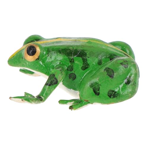 Frosch-Statue Laubfrosch Gartenfrosch Falsche Frösche Mikrolandschaftsfrösche Keramik-Frosch-Ornament Mini-frösche Froschstatue Im Innenbereich Froschexemplare Green Ton ifundom von ifundom