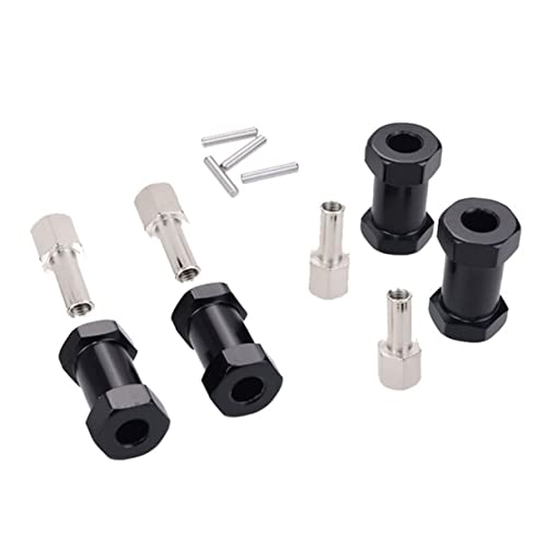 ifundom 1/10 Rc Auto Radteile Rad-sechskant-Adapter Räder Für Auto Radnaben Adapter Automobilräder Rc Auto Rad Teile Rad-sechskant-nabenadapter Autoadapter Muttern Der Radnaben Black von ifundom