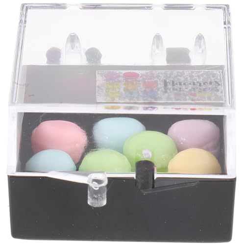 ifundom 1 Box Mini Küchenszene Miniaturfiguren Kuchen Marken Mini Food Toys Miniatur Dinge Kreaturen Tiere Dekoration Mini Puppenzubehör Dolls Müll Dessert Plastik von ifundom