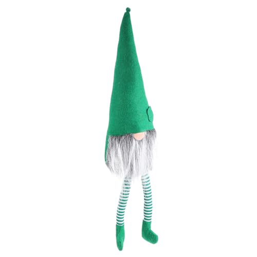 ifundom 1 STK Zwerg Elf Puppe Puppenkleidung Babypuppensachen Zubehör für Babypuppen Plüschspielzeug Cute Decor Safe Toy festliches Zubehör für die Osterparty Stoff Green von ifundom