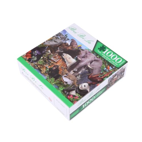 ifundom 1 Satz 1000 Stück Rätsel spaß The Animal puzzlerolle waldgeräusche knobelei Puzzle Puzzle puzzleplatte laubsägen geschengutsein The Edith Eger Puzzle- Waldtier-Puzzle von ifundom