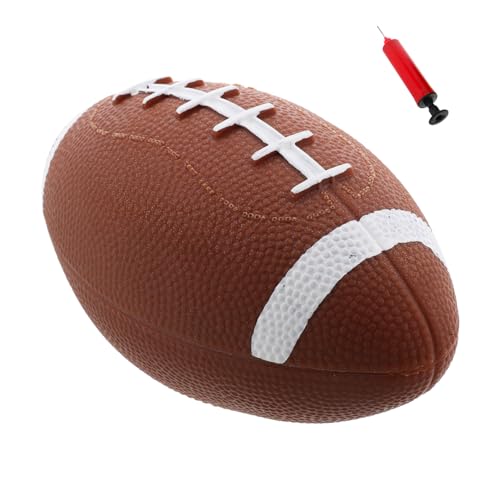 ifundom 1 Satz Aufblasbares Rugby- besonderer Fußball Sport Fußball Aufblasbarer Fußball Jugend Football Kleiner Basketball schwebender Fußball Kinderbälle PVC Chocolate von ifundom