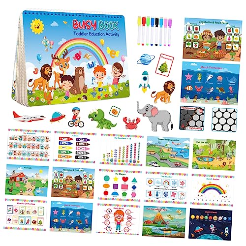 ifundom 1 Satz Aufklärungs-Ruhebuch Cartoon-Aufkleber für Kinder Stickerbücher für Kinder kinderbeschäftigung Kinder bastelset Buch mit Aufklebern für Kinderszenen Kinder Papier Aufkleber von ifundom