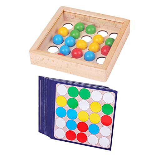 ifundom 1 Satz Ball Holzspielzeug Fingerspitzenspielzeug Rollende Perlen Für Rollperlen Aus Holz Fingerspielzeug Brettspiel- Fingerspitzenbälle Aus Holz Hölzern von ifundom