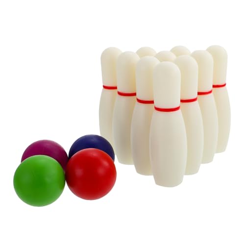 ifundom 1 Satz Bowling Gehirnspielzeug Lernspielzeug für Kinder Desktop- Lustiges Lernspielzeug Spielen Kinderspielzeug Vorschulklassen müssen pädagogisches Harz von ifundom