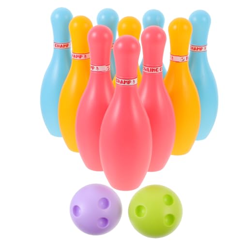 ifundom 1 Satz Bowlingkugel Bowlingkugeln Für Outdoor- Für Interessantes Bowlingspielspielzeug Bowling Für Kindersportspielspielzeug Plastik von ifundom