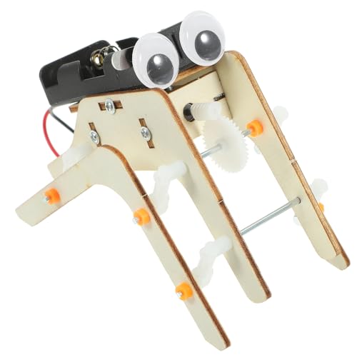 ifundom 1 Satz DIY-Roboter Schülerspielzeug Für Wissenschaftliche Experimente Hölzerner Spinnenroboter DIY-wissenschafts-Technologie- DIY-zubehör Für Spinnenroboter Holz von ifundom