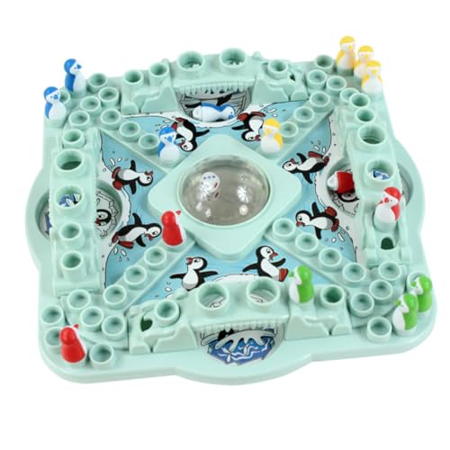 ifundom 1 Satz Flugzeugschachspiel Gehirnspiele für Kinder Kinderspielzeug interaktives Spielzeug Interactive Toys Reise Spielzeug Jump-Checker-Spiel Schachbrettspiel Light Green von ifundom