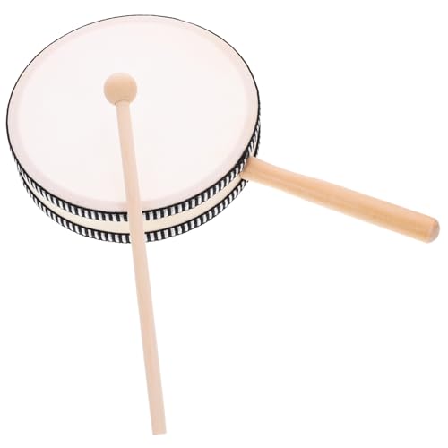 ifundom 1 Satz Handtrommeln für Kinder Handtrommelinstrument Handschlagspielzeug musikinstrumente Musical Instruments Drum Percussion-Instrument für Handtrommeln Schlagzeug-Instrument Holz von ifundom