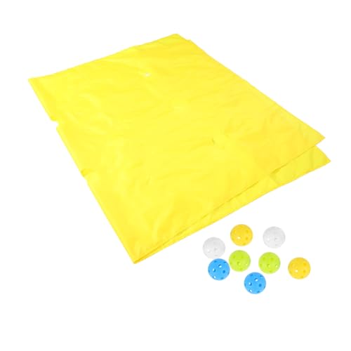 ifundom 1 Satz Höhlenplane-spielmatte Bauspiele Spielausrüstung Hole-tarp-Spiel Teamarbeitsspiele Gruppenlernaktivitäten Team Spiele Teamgeist Fördernde Aktivitäten Polyester Yellow von ifundom