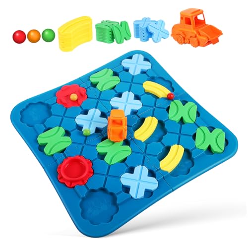 ifundom 1 Satz Intellektuelles Spielzeug Puzzle-Logik-Builder Stammbrettspiele für Kleinkinder konstruktionsspielzeug für Kinder Kinderspielzeug, Stammbrettspiele Stamm-Puzzle-Brett von ifundom