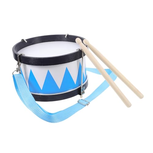 ifundom 1 Satz Kleine Trommel Trommel Kinderspielzeug Musik Percussion-Snare-Drum Lernspielzeug Für Babys Musical Schlagzeug Lernspielzeug Für Kinder Instrument Metall Blue von ifundom