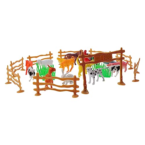 ifundom 1satz Farm Tiere Teiliges Modell Mit Realistischen Tierfiguren Und Zaun Plastik Bauernhoftiere Für Lernspielzeug Und Dekoration ifundom 1satz Farm Tiere Teiliges Modell Mit Realistischen Tierfiguren Und Zaun Plastik Bauernhoftiere Für Lernspielzeug Und Dekoration von ifundom