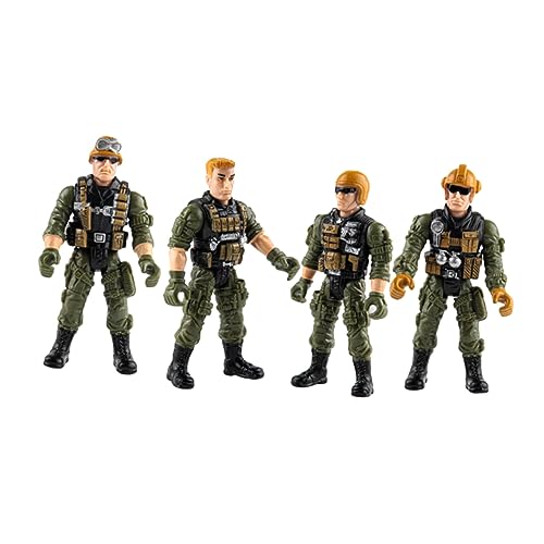 ifundom 1 Satz Militärische Figuren Kidcraft-spielset Kinderspielzeug Soldatenmodelle Minispielzeug Für Kinder Minifiguren Für Kinder Soldatenmodellspielzeug Mini-actionfiguren von ifundom